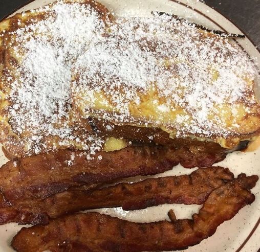 Donut Gallery classic food - French toast and bacon.JPG